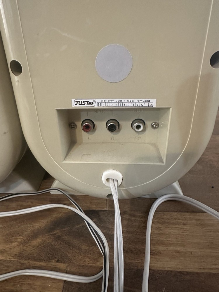 Vintage Juster Active 85 Multimedia Speaker System With Integrated Amplifier