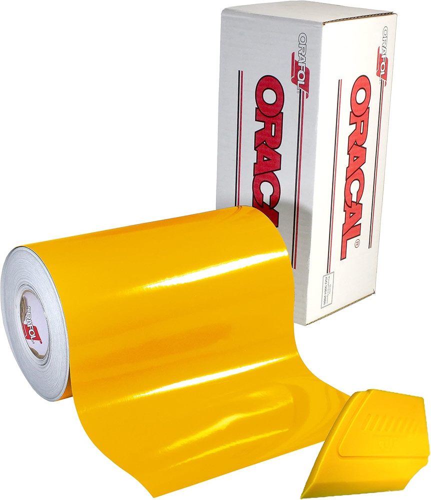 651 Multi-Colored Vinyl Solvent-Based Adhesive-Backed Calendared Wrap Decals W/Y