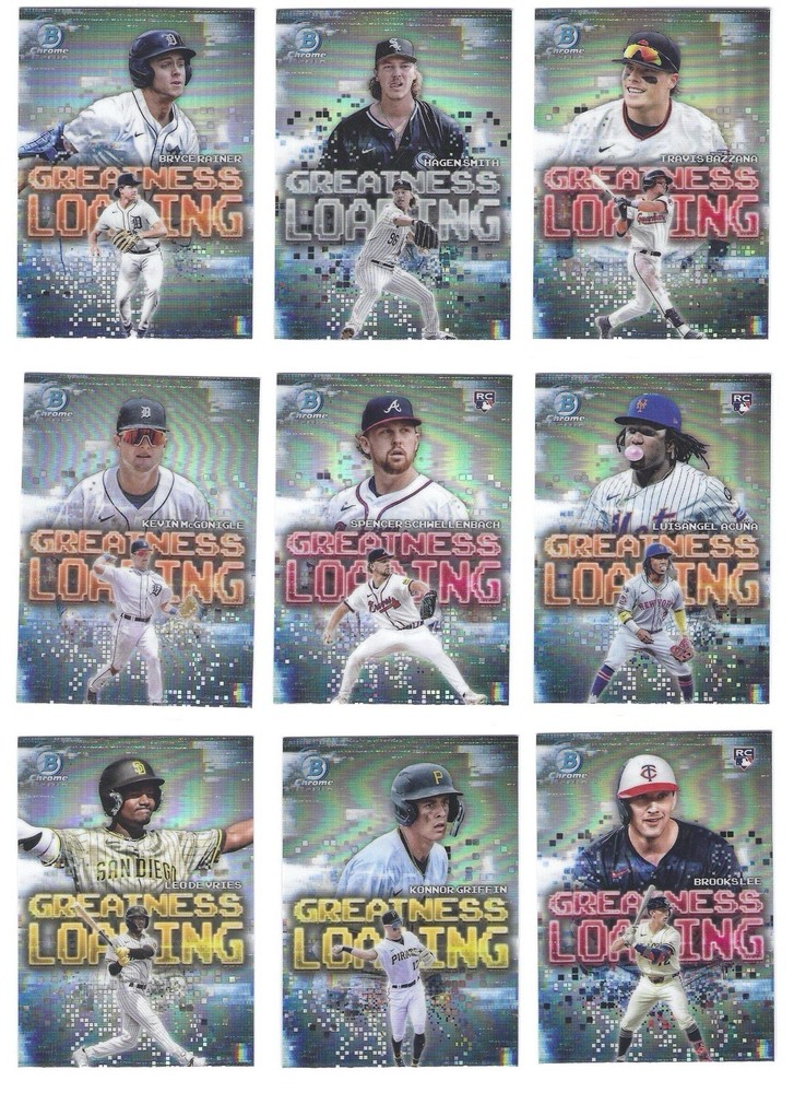 2025 Bowman Baseball- Inserts (Buy More, Save More)