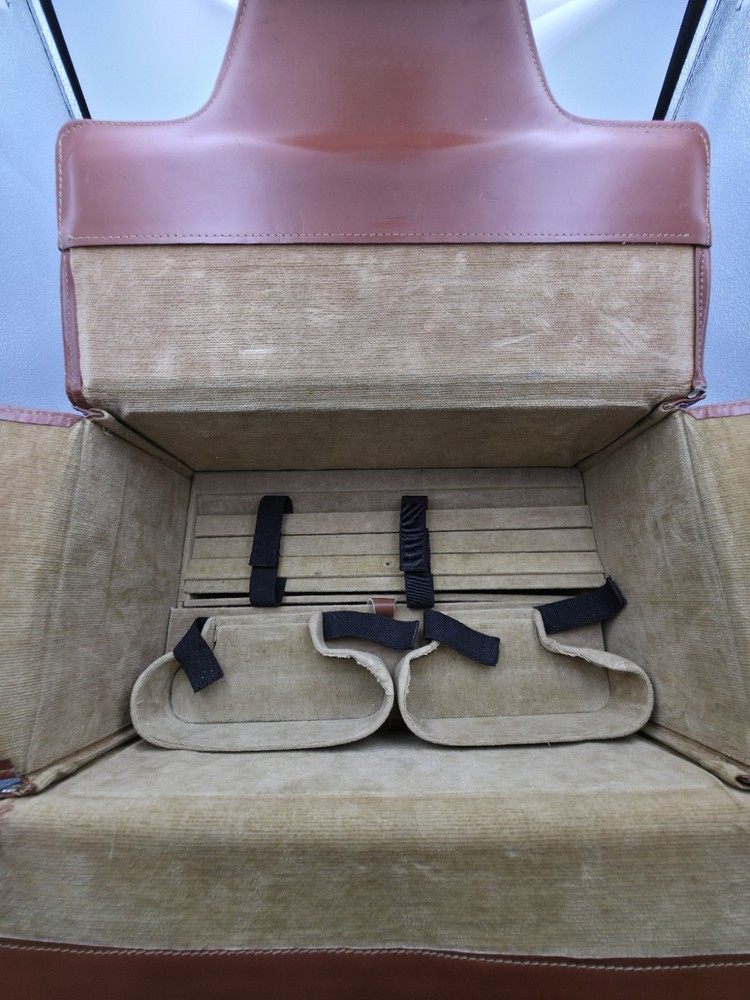 Vintage Nikon Brown Leather Camera Bag - Model FB11
