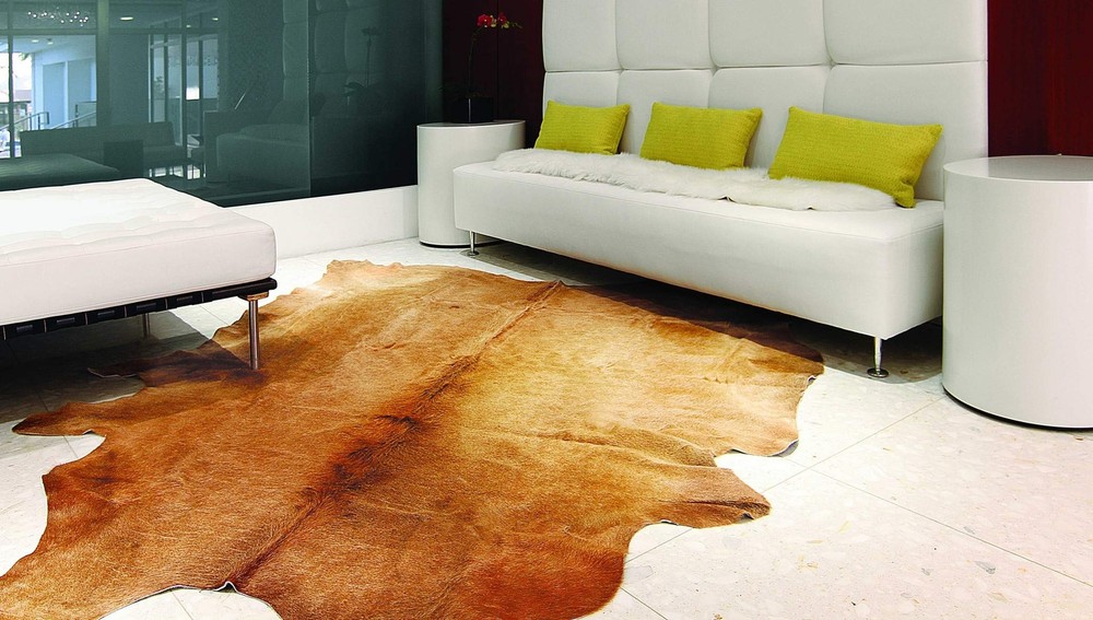 60 X 84 Tan Cowhide - Area Rug