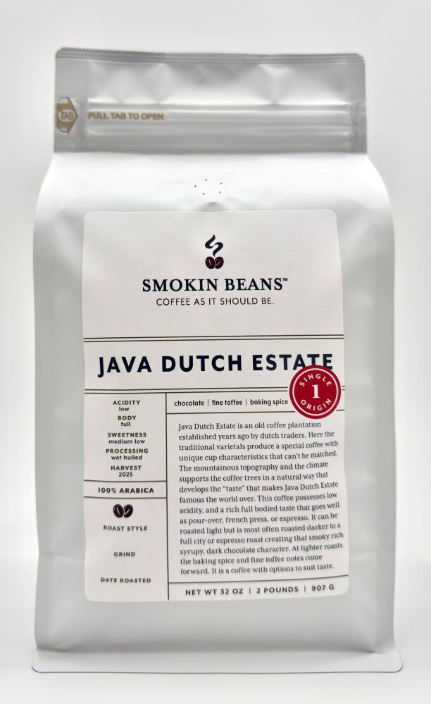 1-10lb Java Dutch Estate * Specialty Coffee * Order Today Roasted Today
