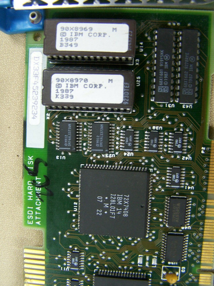 72X8588 IBM MICROCHANNEL ESDI hard disk attachment CONTROLLER card pc board
