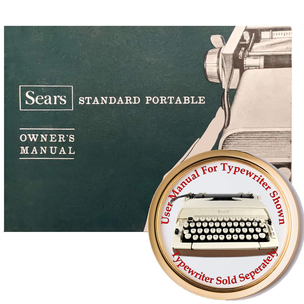 1960s Sears Citation Typewriter User Instruction Manual