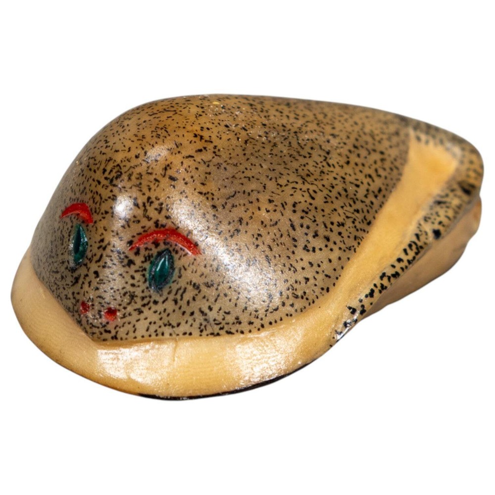 Ocean Stingray Tagua Carving