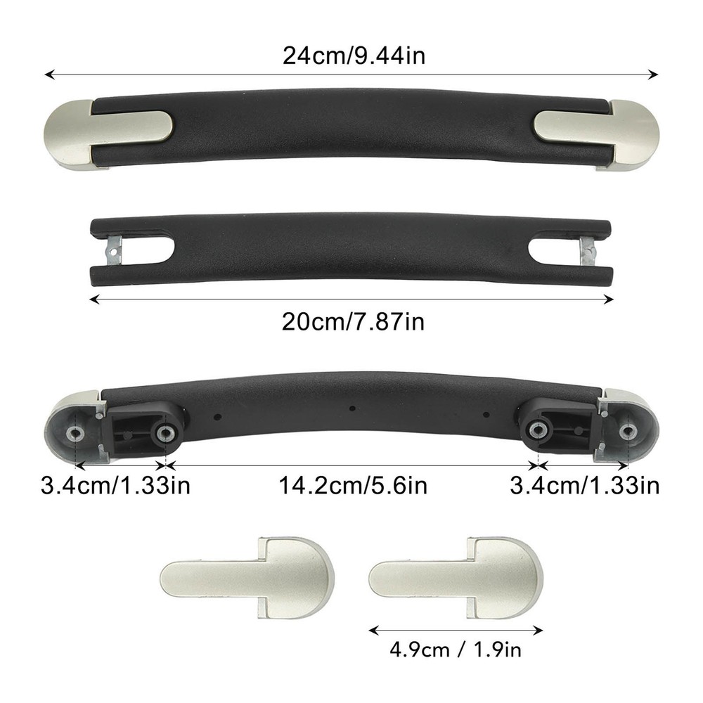 1pc Plastic Luggage Pull Handle Durable Replacement For Suitcase Accessories