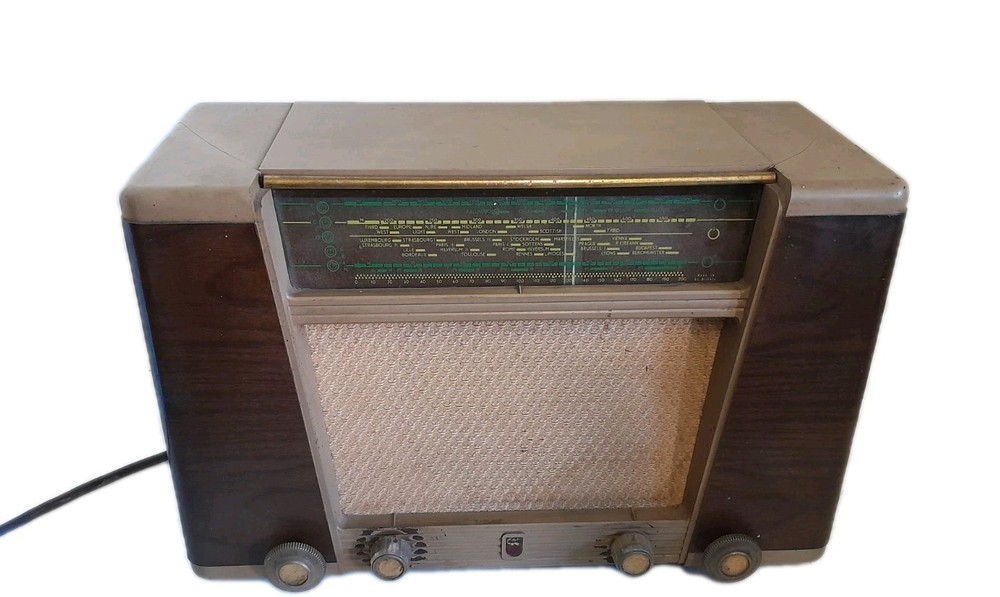 Philips 8G 400 Valve Radio , Untested.