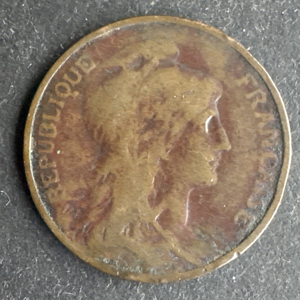 France (Third Republic) 1907 - 5 Centimes Coin