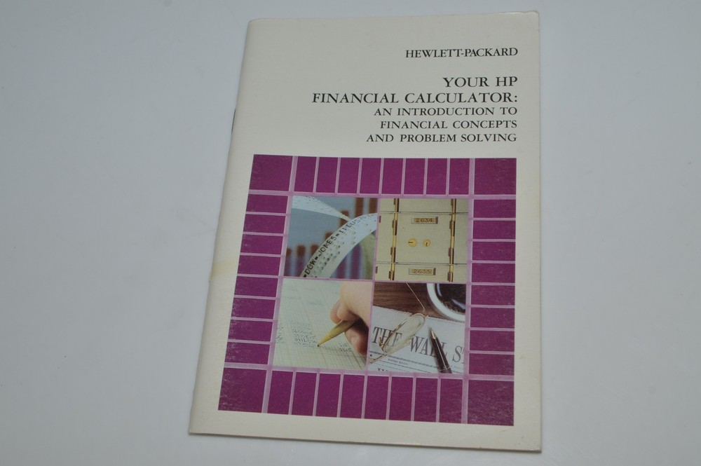 *CF* HP- FINANCIAL CALCULATOR- FINANCIAL CONCEPTS & PROBLEM SOLVING    (CLC46)
