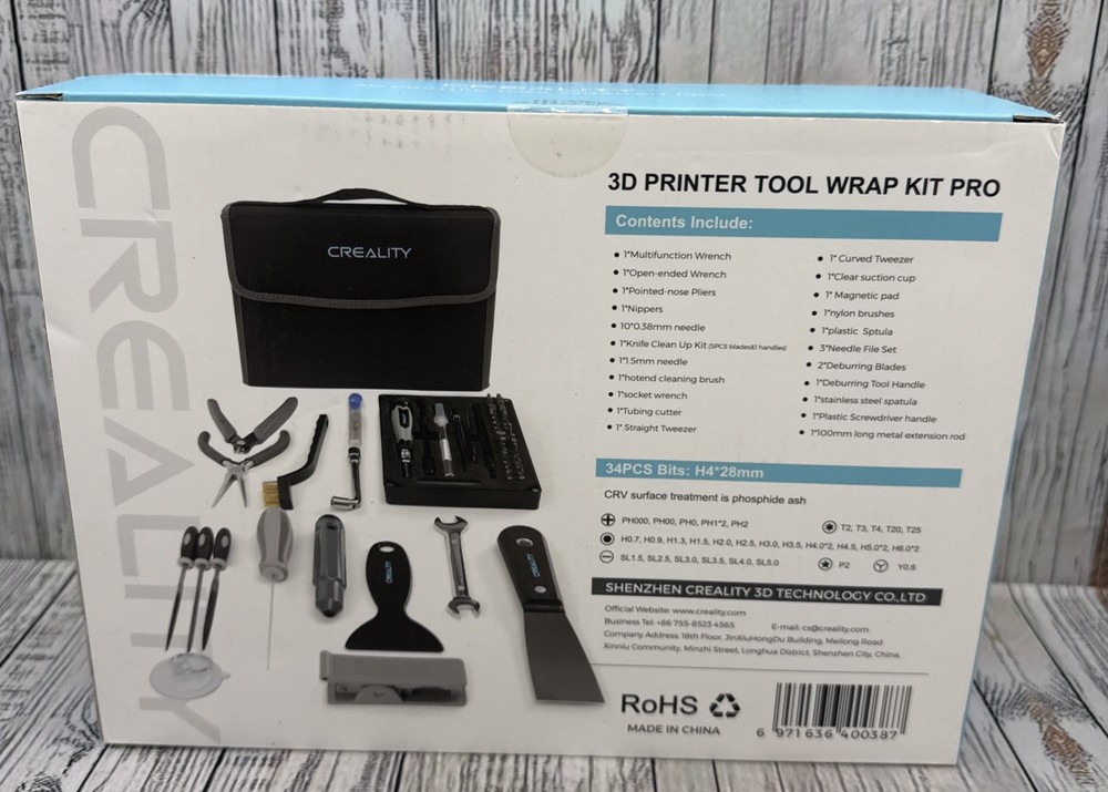 Creality 3D Printer Tool Wrap Kit Pro Assembly/Removal/Filament Cutting Tools