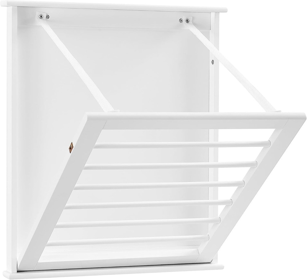 Danya Folding Wall Mounted Drying Rack - White