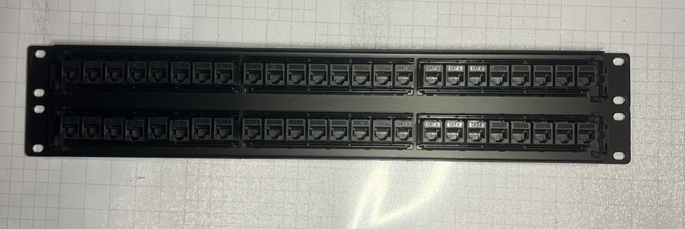 Rapink 48 Port Shielded Coupler Patch Panel