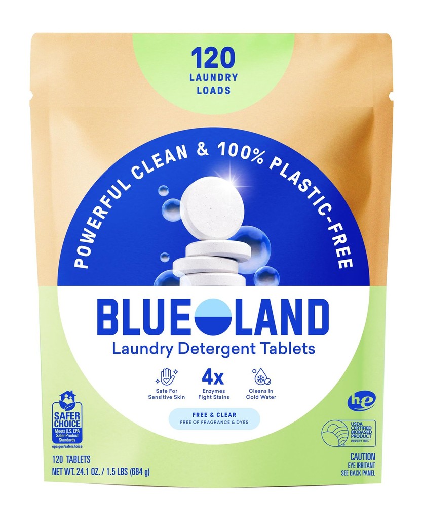 Laundry Detergent Tablets, 120 Count, Plastic-Free Eco-Friendly Pods, Sheets,...