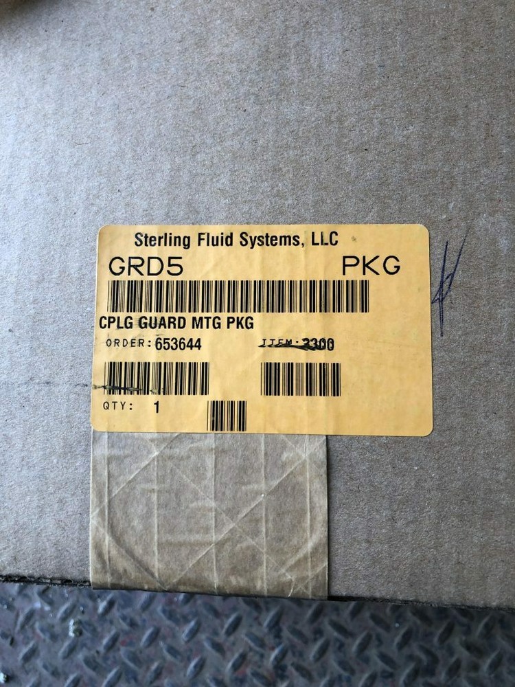 Sterling Fluid Systems GRD5 Coupling Guard -NIB