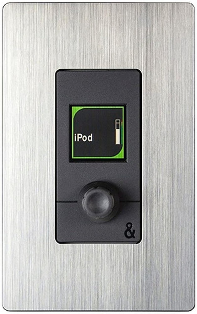 Allen & Heath AH-IP-1B Music Source Remote Controller Wall Plate, Black