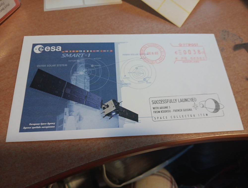 FIRST DAY COVER FROM POST STAMPS (FD14) EESA SMART-1