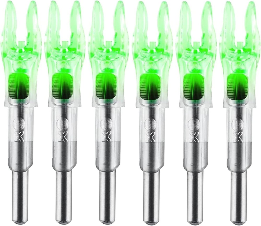 High-Visibility LED Arrow Nocks – 6PCS for Optimal Archery Performance