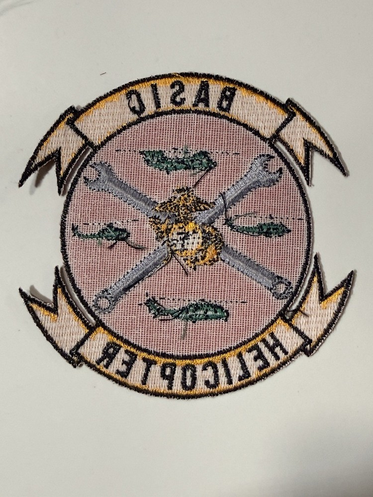 Original United States Marine Corps (USMC) Basic Helicopter Maintenance Patch