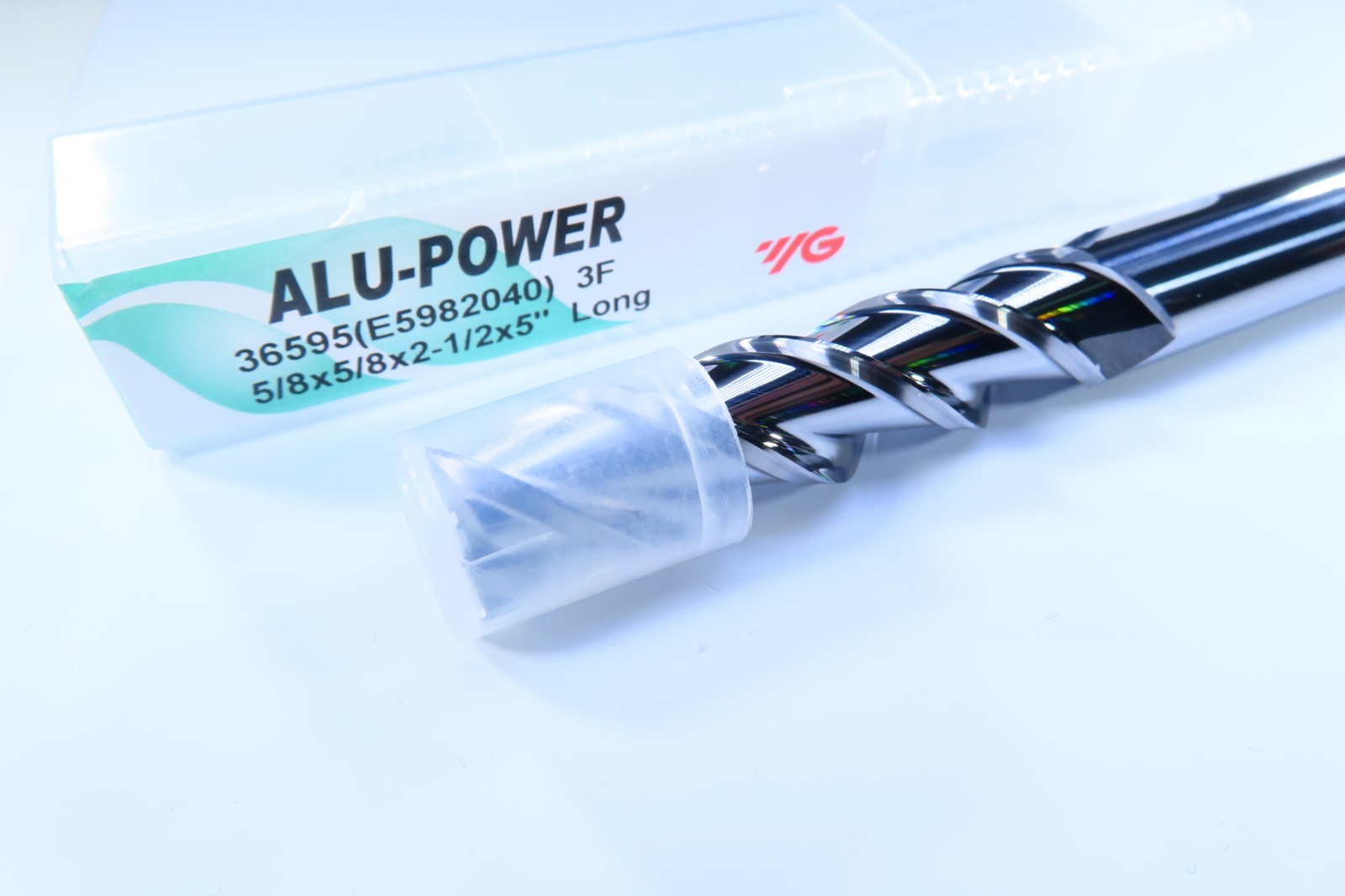 NEW 5/8" YG ALU-POWER LONG 5" LENGTH SOLID CARBIDE END MILL 36595 ALUMINUM TOOL