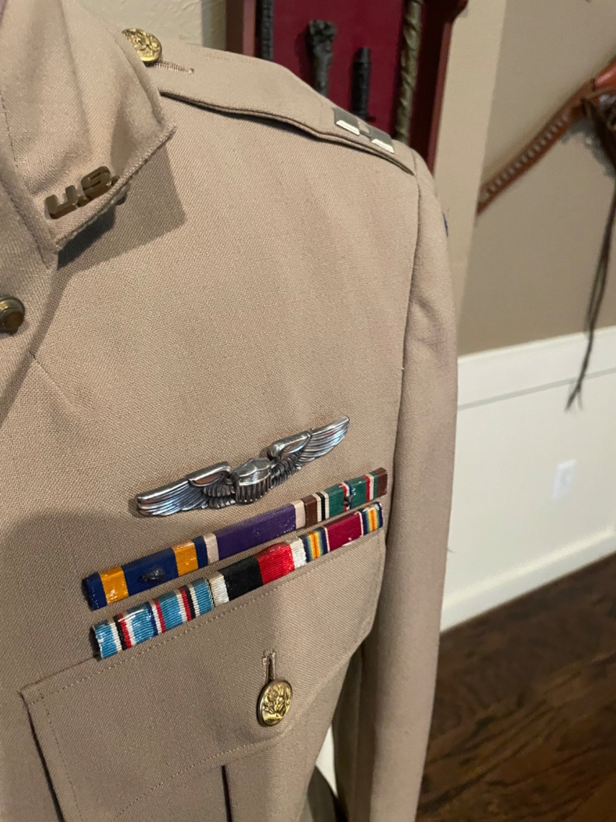 8th WW2 Captian's Pinks & Greens Air Corps Uniform