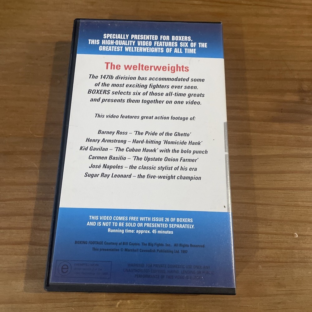 Boxers 26 VHS Prime Movers