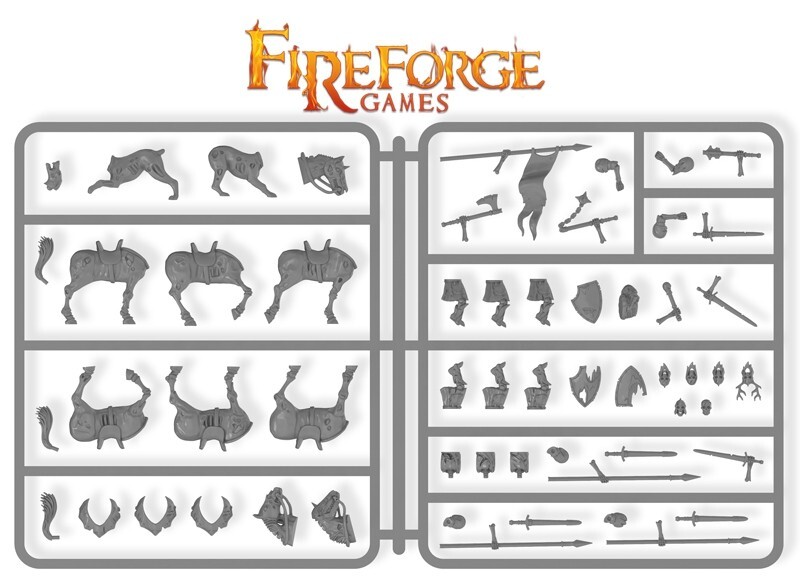 Fireforge Games Forgotten Worlds Living Dead Knights - FWLD03 - PLASTIC BOX SET