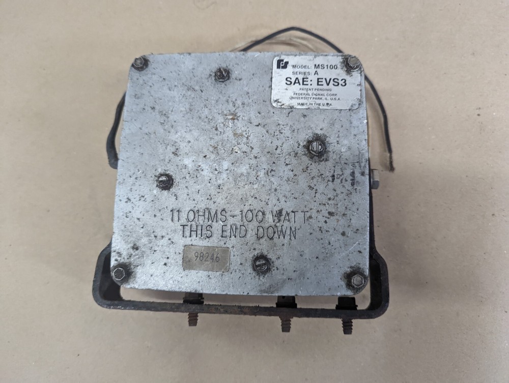 Federal Signal MS100 DynaMax Speaker - 100 Watt