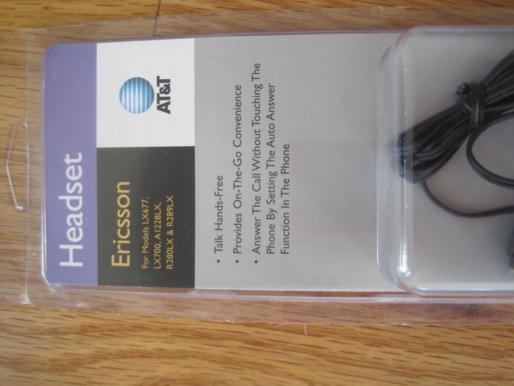Headset Ericsson At&t New in Package
