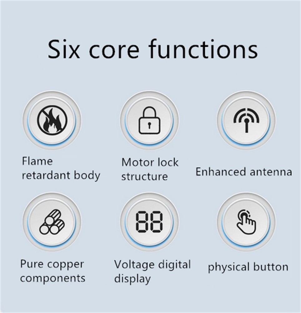 Universal Wireless 2Pcs Remote Control Button / Isolator Master Switch Voltmeter