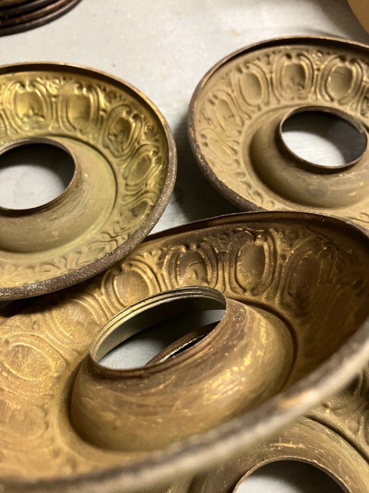 Antque Threaded Chandelier Bobeches