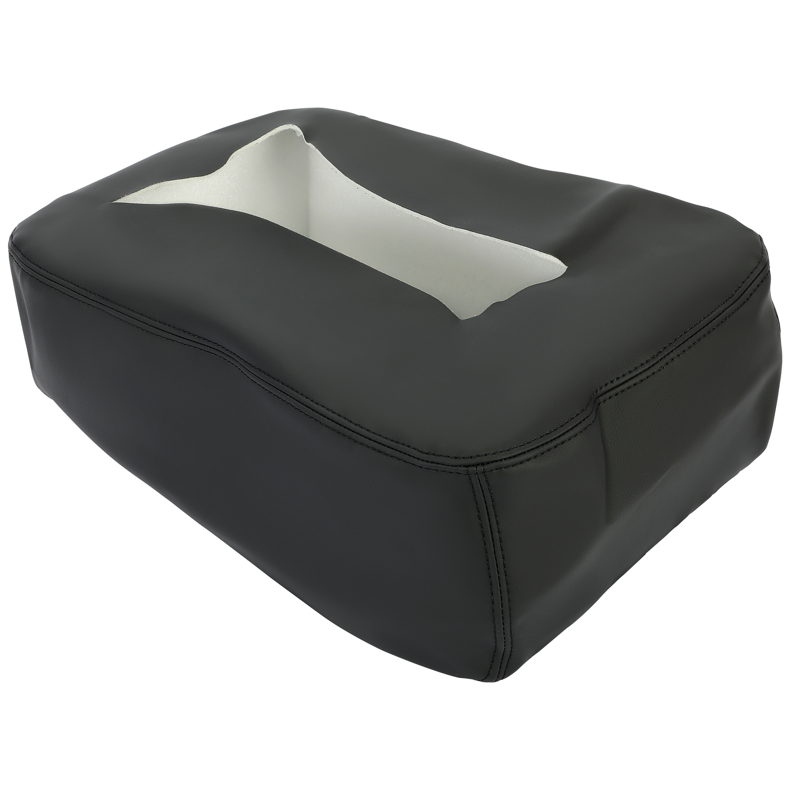 For 2007 08-14 Chevy Silverado 1500 2500 Leather Armrest Console Jump Seat Cover