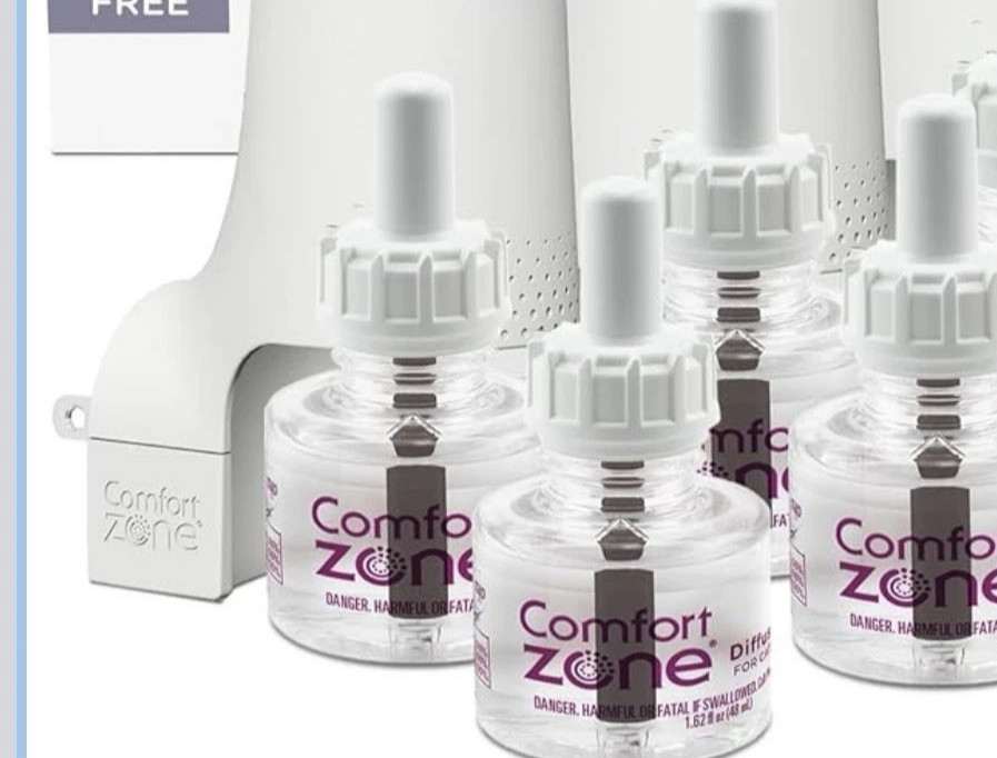 COMFORT ZONE Multi-Cat Calming Value Kit- 1 Diffusers & 4 Refills, Pheremone