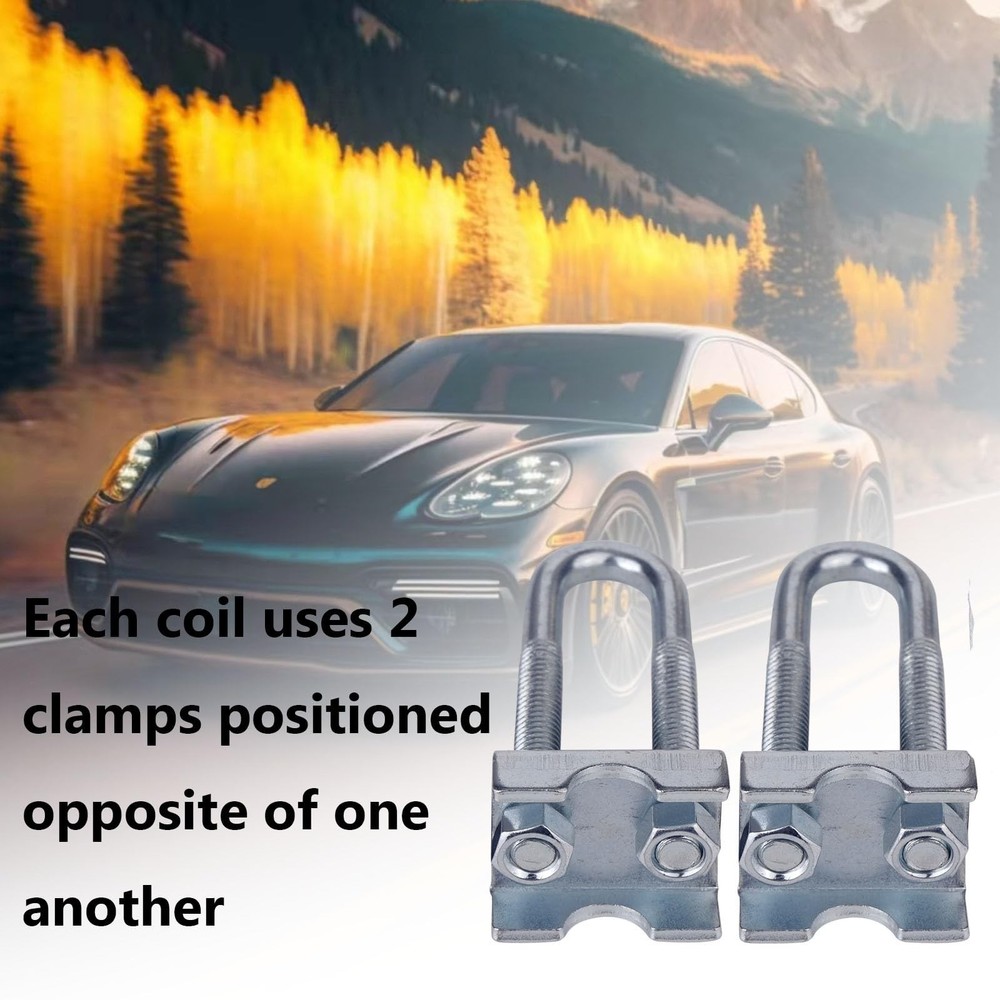 Adjustable Coil Spring Lowering-Leveling Clamp Kit 4 Coil Spring Stabilizes