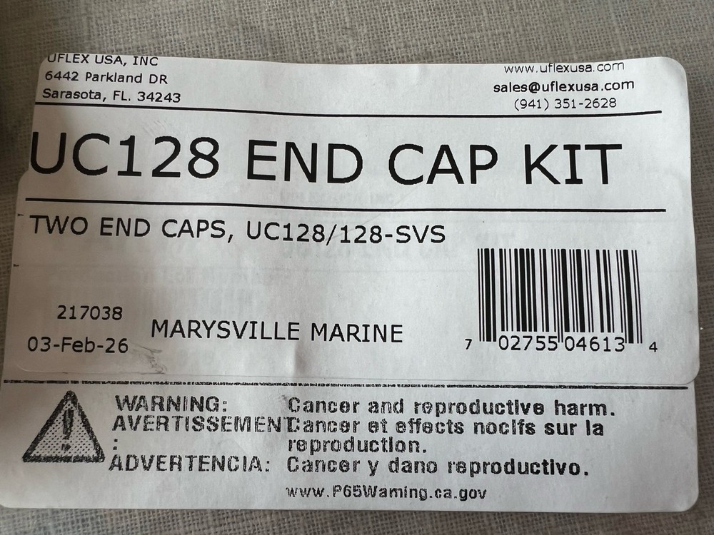 UC128 End Cap Kit