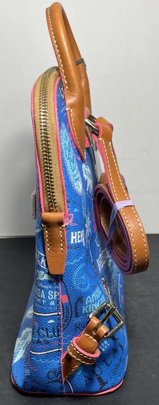 NWT DISNEY DOONEY & BOURKE DVC VACATION CLUB BLUE MINI BACKPACK PURSE 10x10"