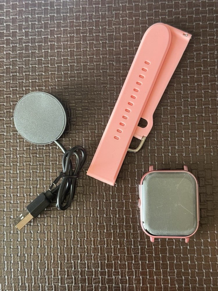 DOVIICO Pink Smart Watch Opened Box