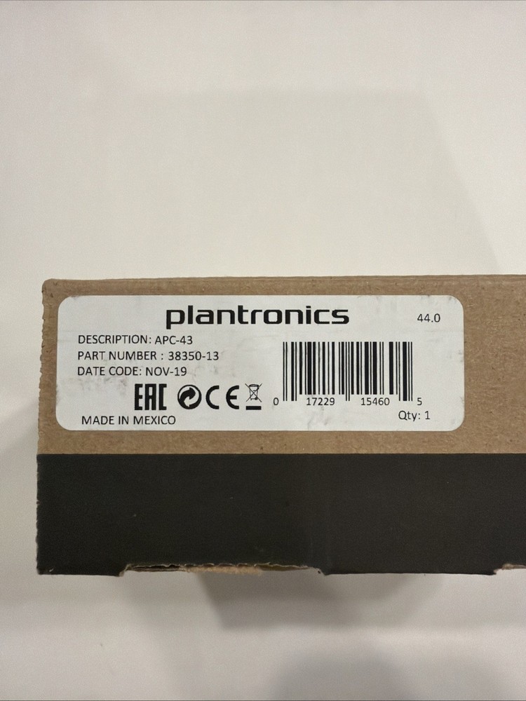Plantronics APC-43 EHS Cable Headset Electronic Hook Switch Adapter - Brand New