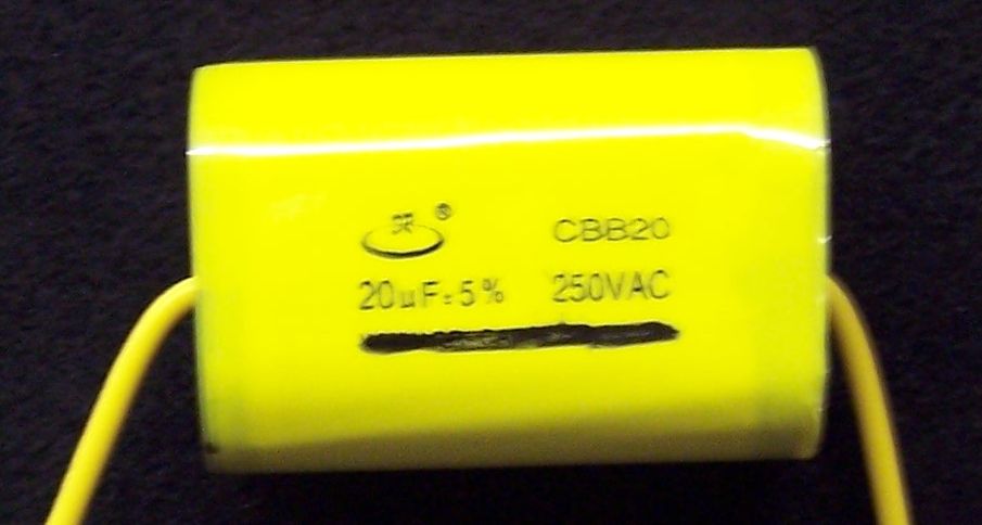 CBB20 Motor Run Capacitor 20uF (MFD) for Zoeller Sump Pump N153-B 1/2 hp 115V