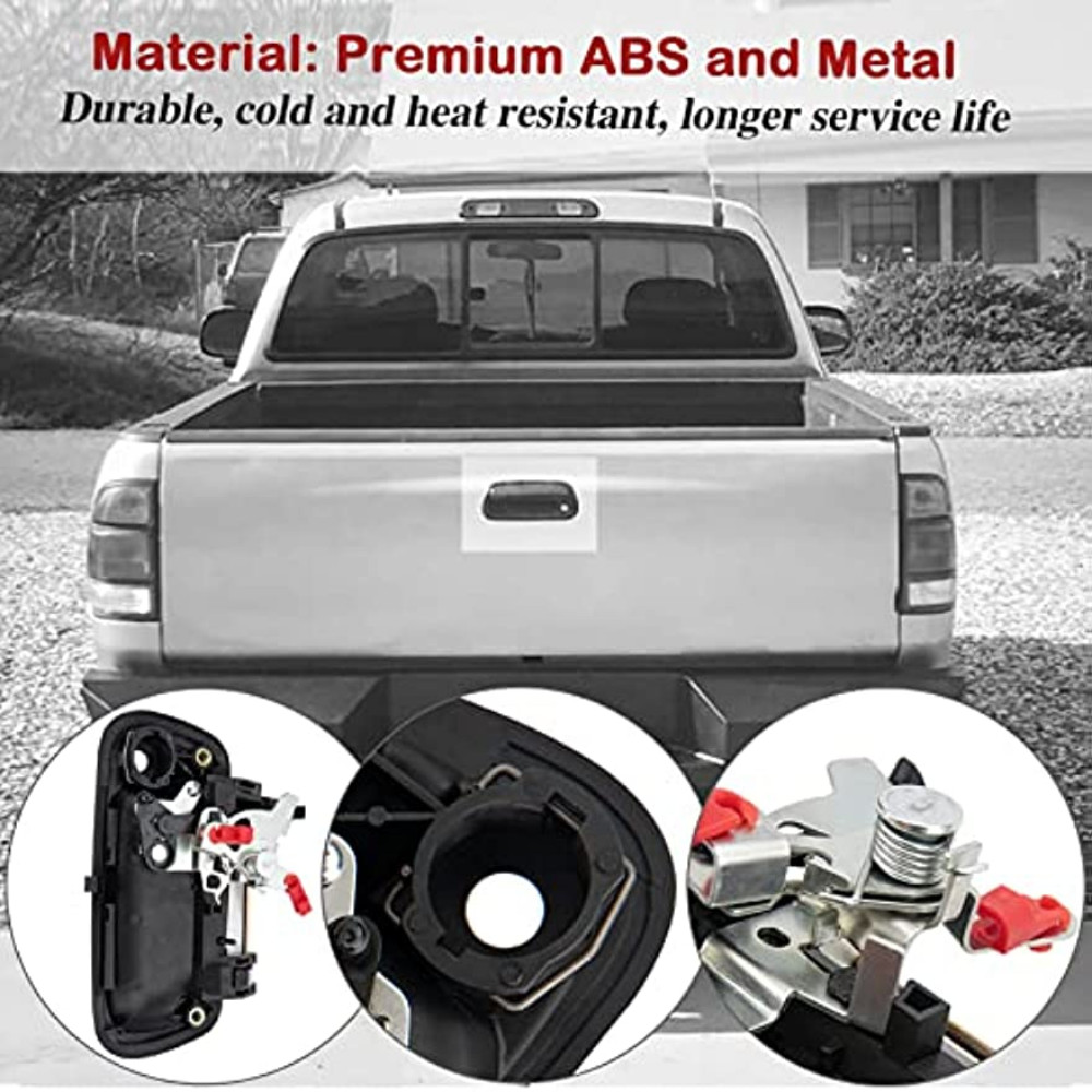 Tailgate Handle & Bezel for Chevrolet Silverado; GMC Sierra 1500, 2500, 3500