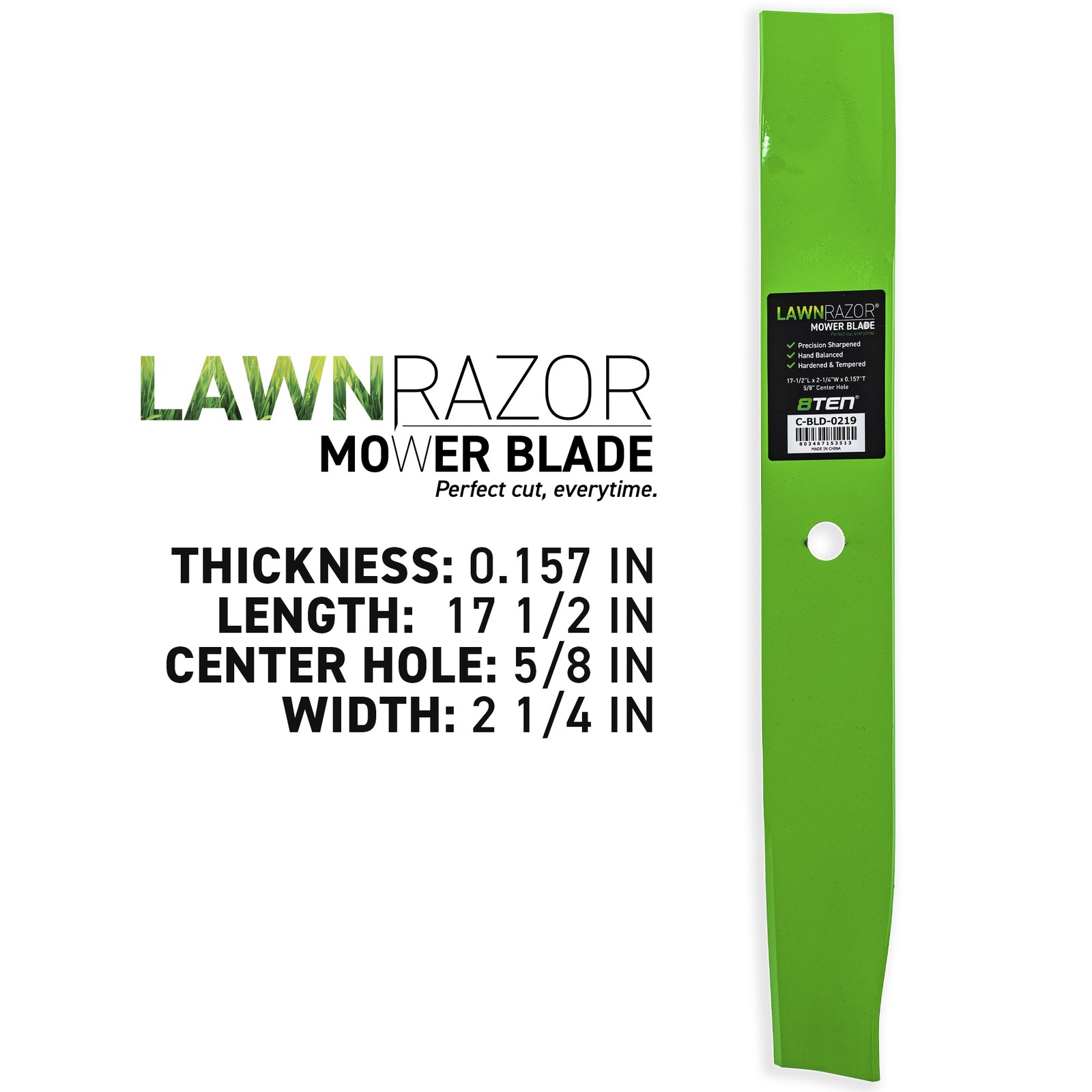 LawnRAZOR Blade for Toro Time Cutter Z 50 Inch Deck 110-6837-03 High Lift 3 Pack