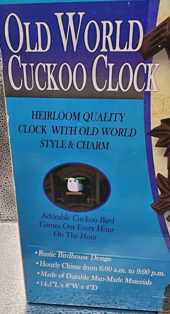 Old World Style & Charm Cuckoo Clock