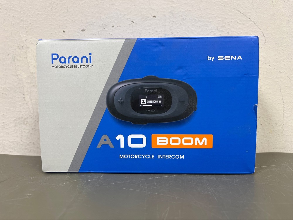 Sena Parani A10 Intercom Headset for Motorcycles (Boom Mic)