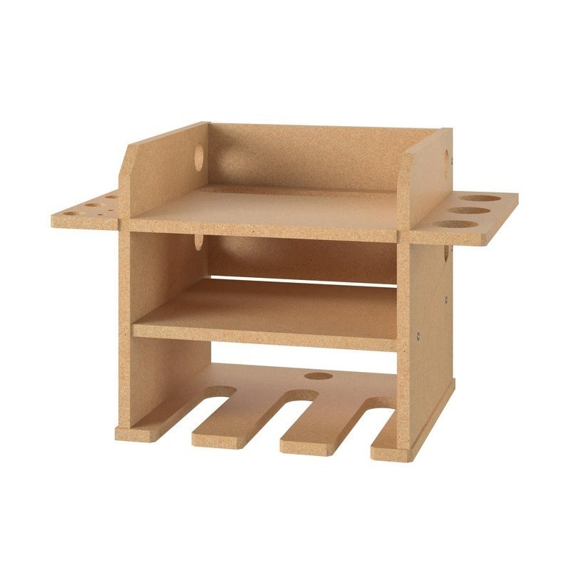 Wall-Mounted Tool Storage Organizer Drills Hammers Cords Saws & Bits Dock New