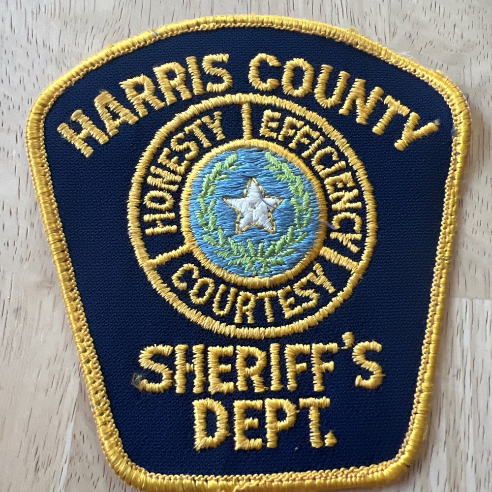Harris County Texas sheriff’s Dept. Honesty Efficiency Courtesy Patch