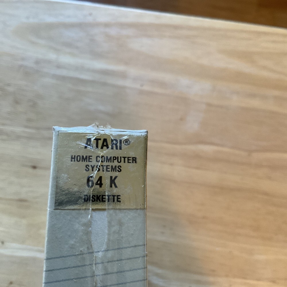 Video Title Shop A Computer & VCR Utility by Datasoft for Atari 64K 1987
