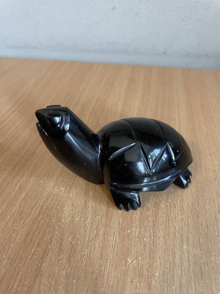 Onyx Turtle Tortoise Carved 8cm Length