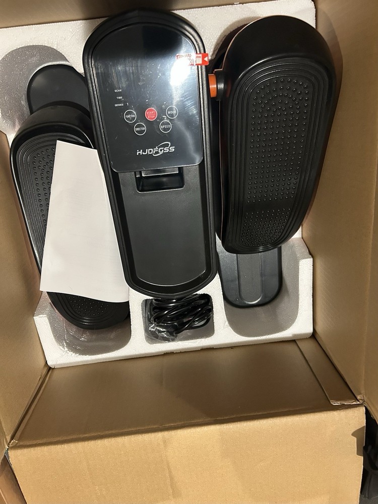 HJDFGSS BLACK Under Desk Elliptical Machine - 12 Adjustable Speed