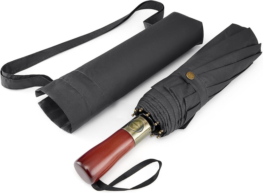 54 Inch Large Compact Windproof Golf Umbrella Rain Oversized Auto Open Close