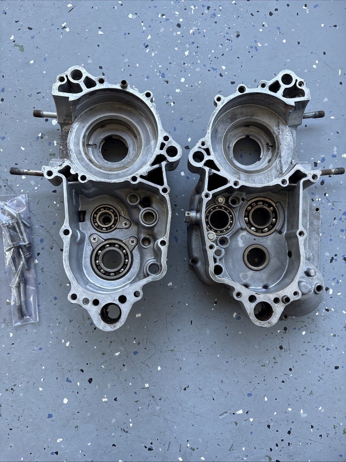 Kawasaki Kx250 Kx 250 1997 97-99 Engine Cases Left Right Crankcase