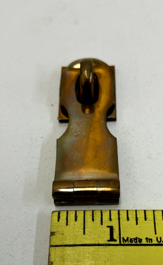 Bronze 2-3/4 X 1" Solid Brass Hasp Hinge
